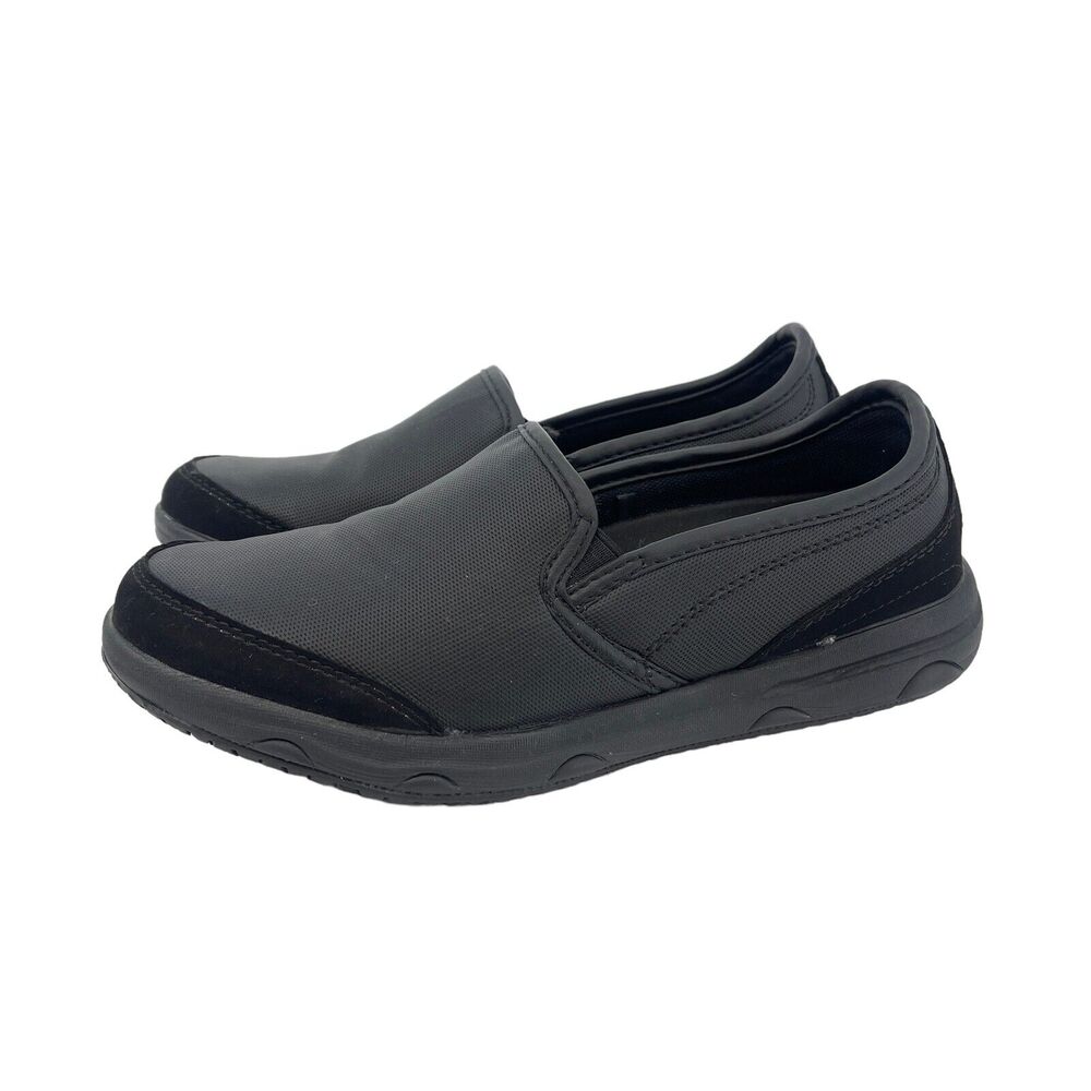 Tredsafe Enduro Pro Sara Black Slip Resistant Slip On Shoes Women's Size 7